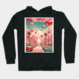 Las Vegas Nevada Valentine's Day Vintage Retro 2 Hoodie